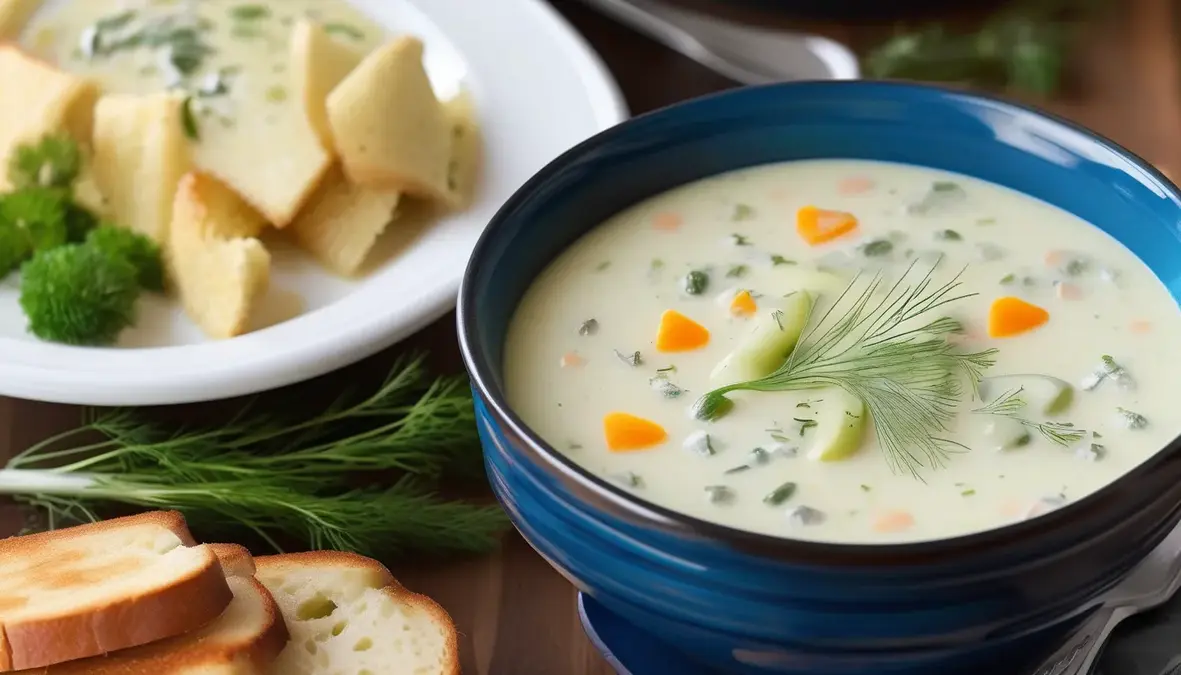 Creamy Dill Pickle Soup