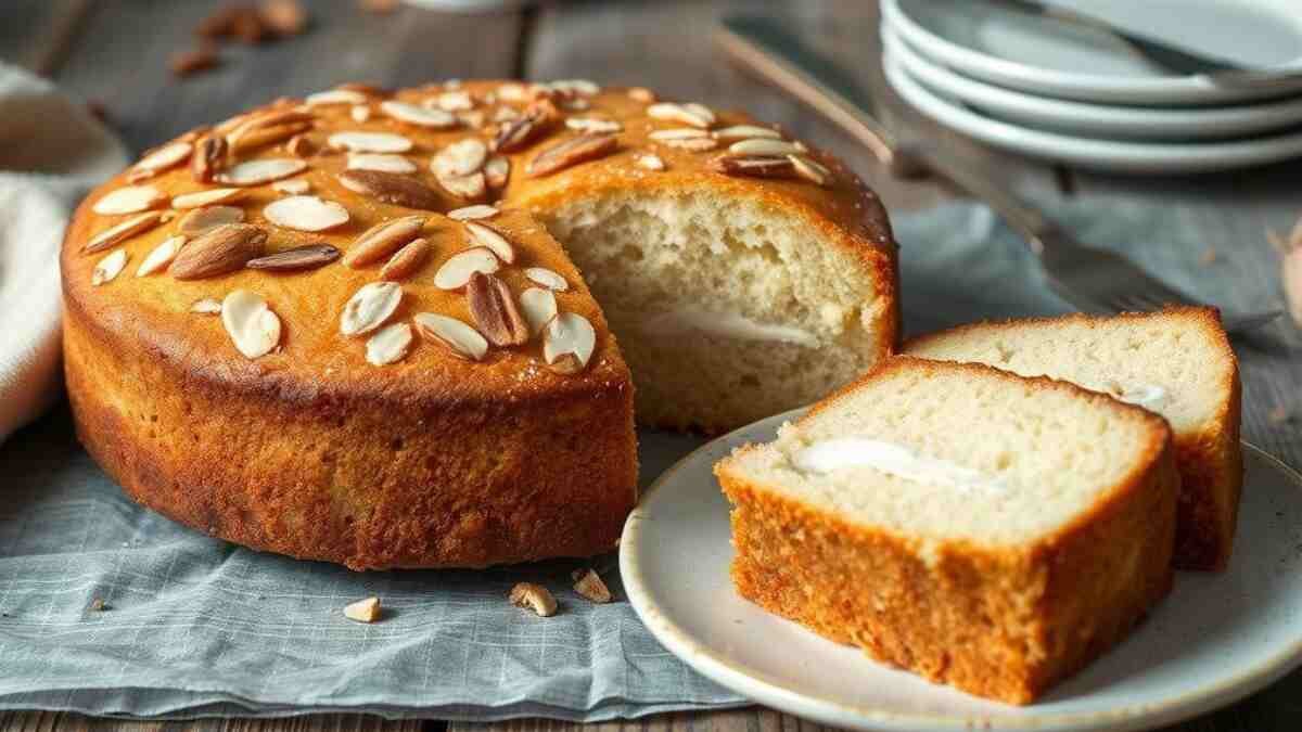 Italian Almond Ricotta Cake