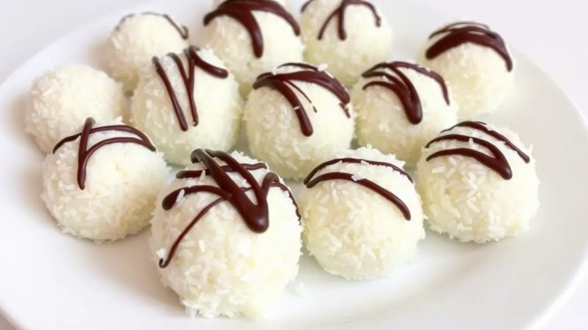 No Bake Coconut Cream Balls