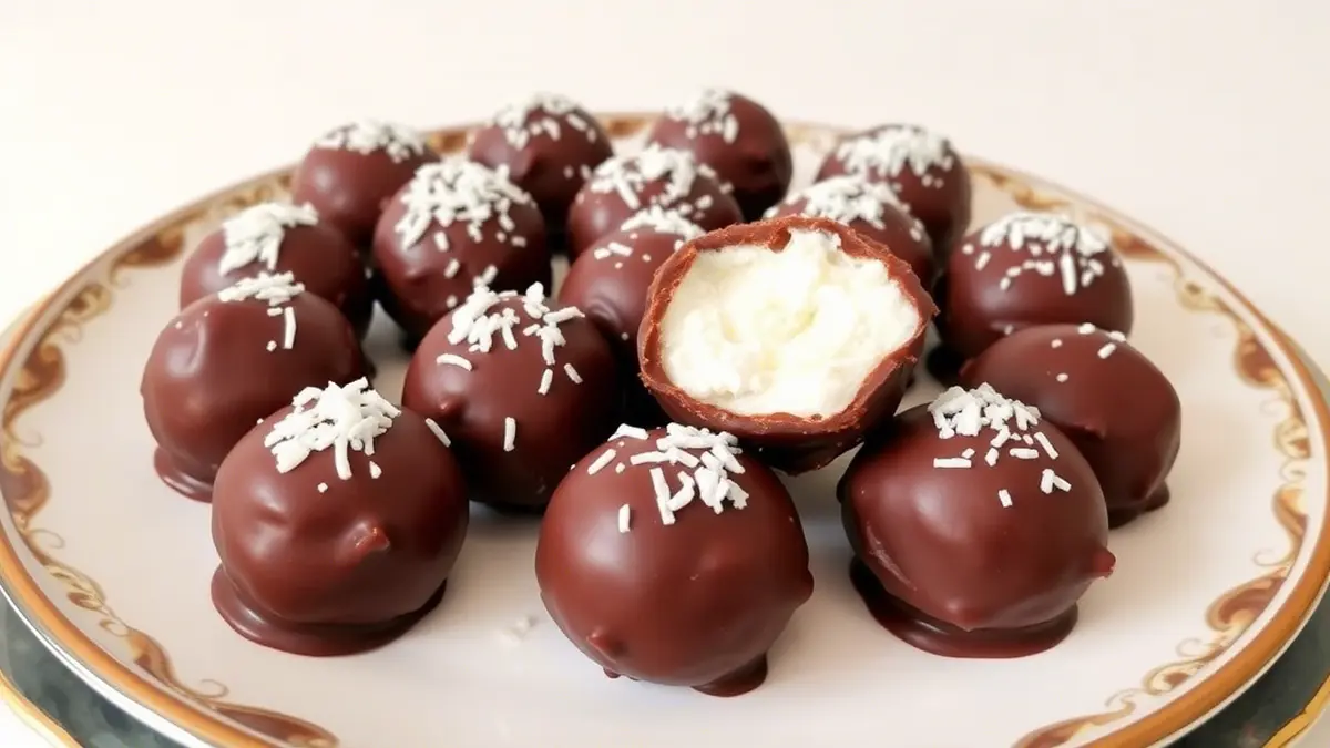 No Bake Coconut Cream Balls