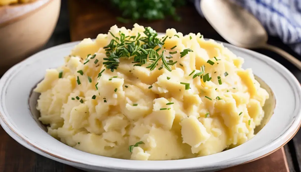 Smoked Gouda mashed potatoes