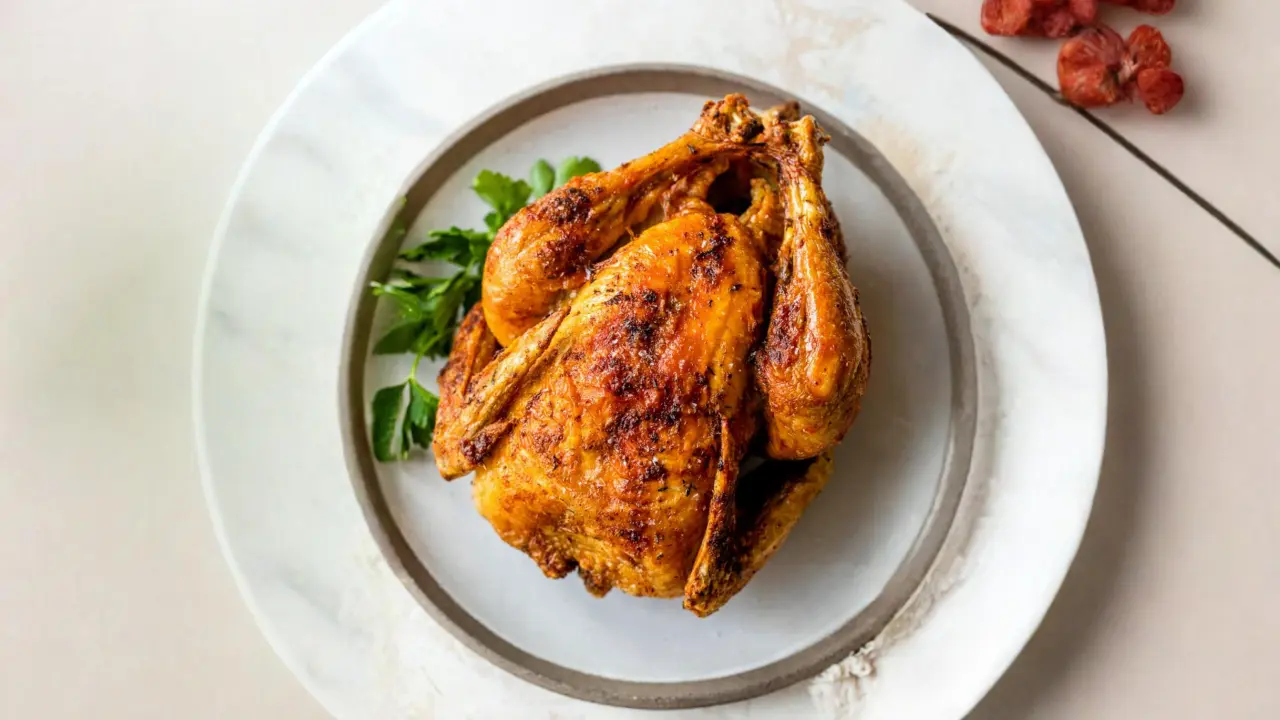 Air Fryer Rotisserie Chicken