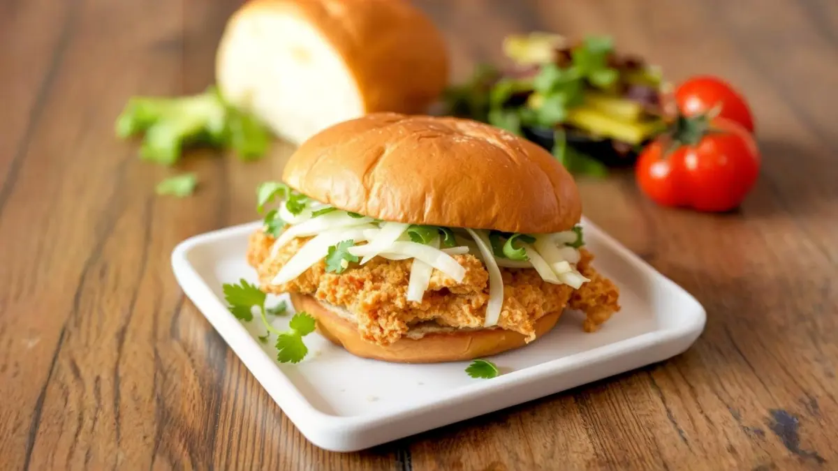 Crispy Chicken Caesar Sandwich