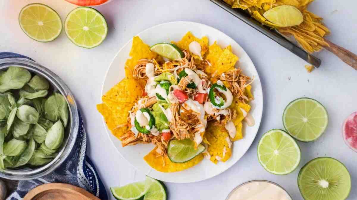 Crockpot Chicken Nachos