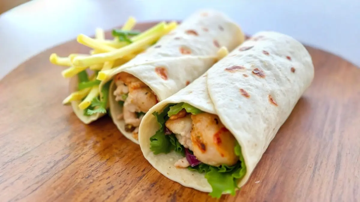 Garlic Chicken Wrap