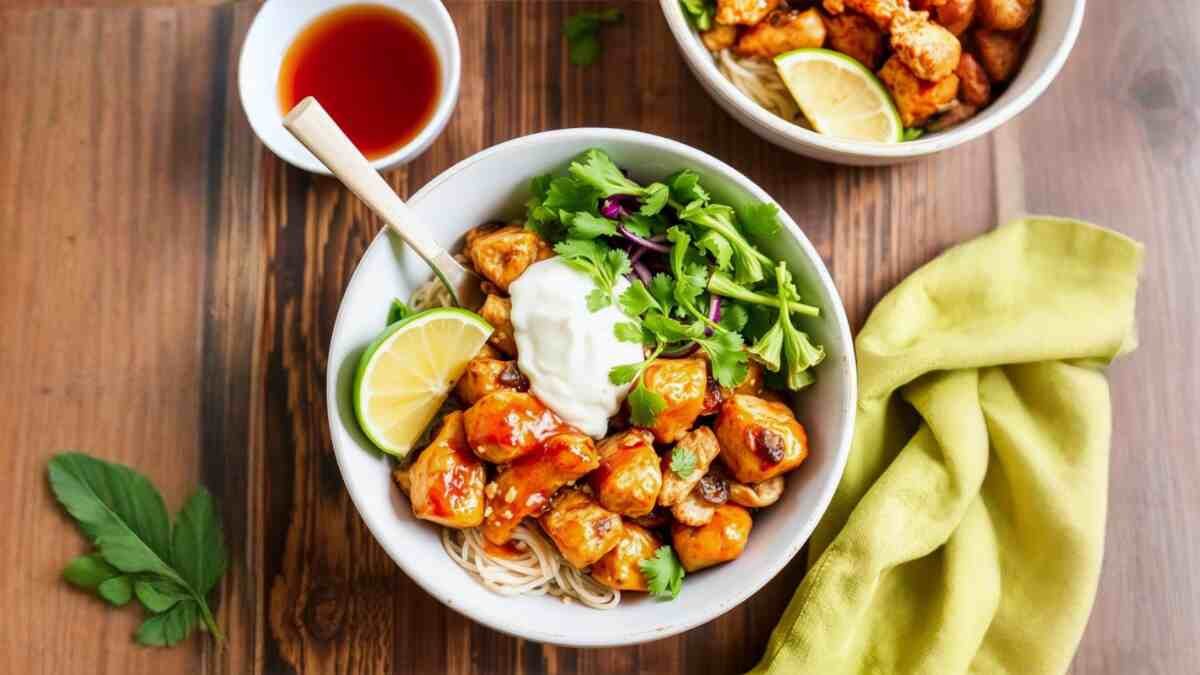 Hot Honey Chicken Bowls