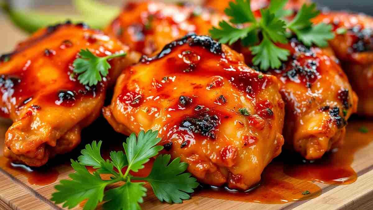 sweet chili chicken thighs